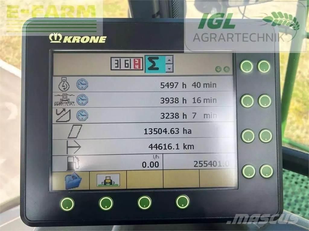 Krone big x 600 i Pašarų ruošimo technika