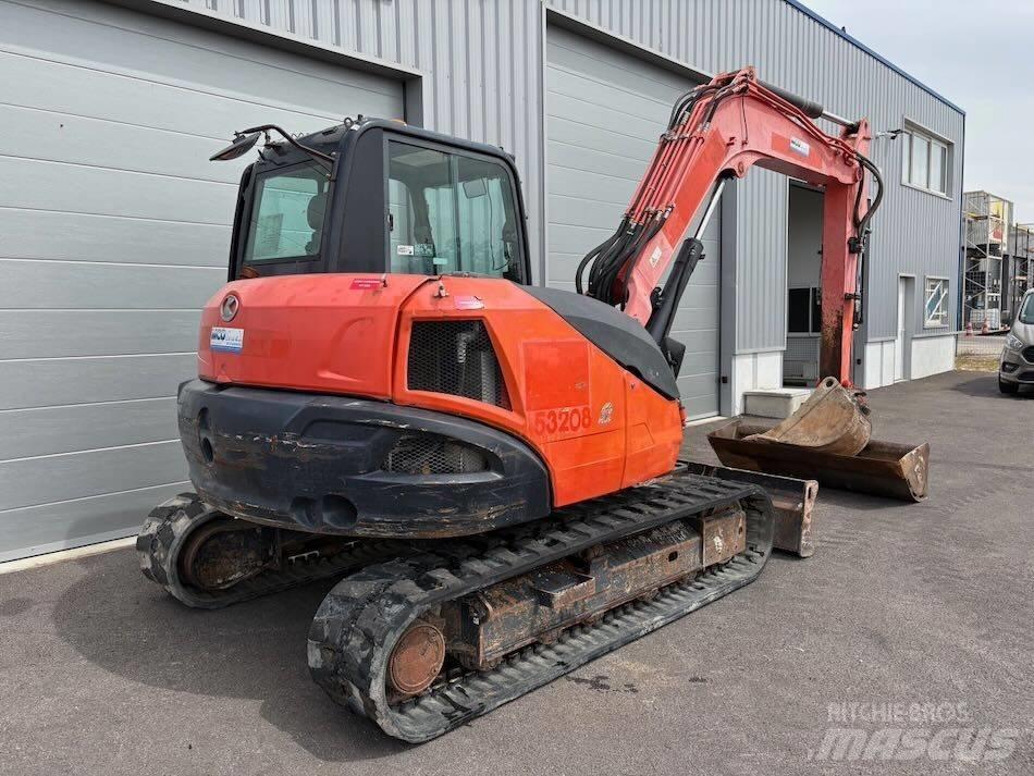 Kubota KX 080-4 Vidutinės galios ekskavatoriai 7-12 t