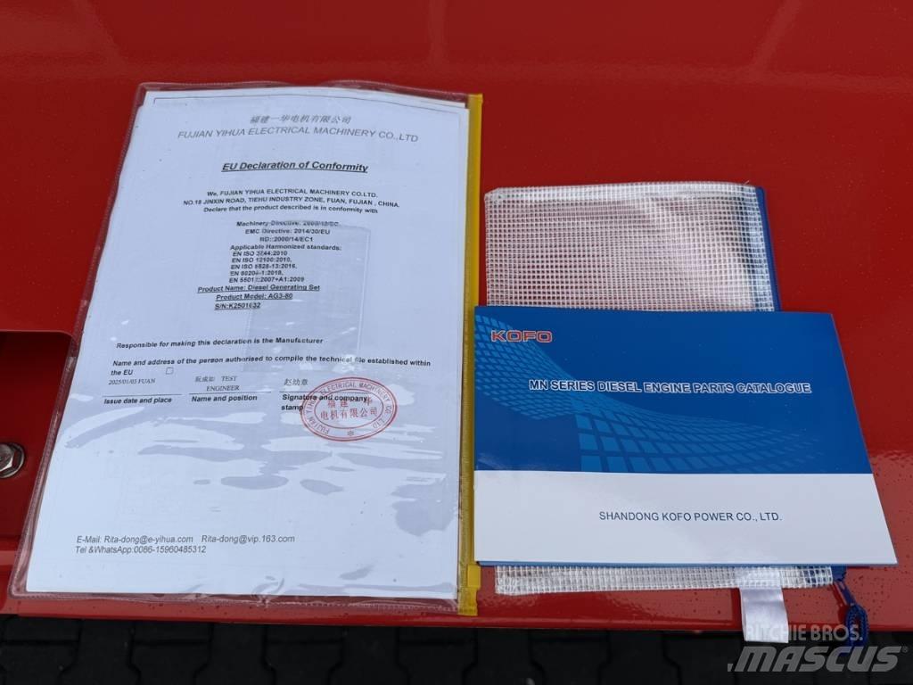 Ashita 80 KVA Dyzeliniai generatoriai