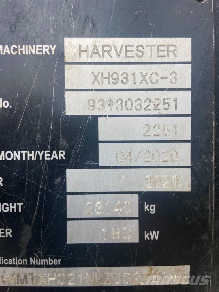 Komatsu 931XC Miško technika (Harvesteriai)