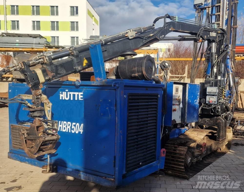 Hütte HBR 504 Polių kalimo technika