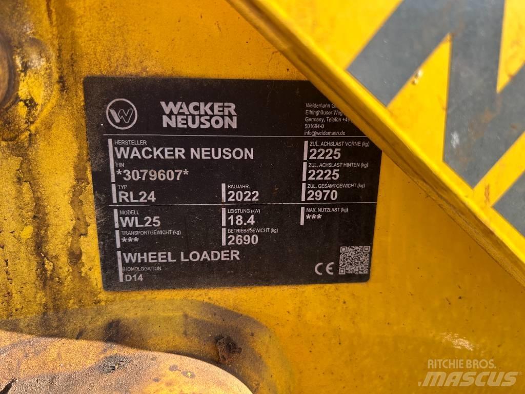 Wacker Neuson WL 25 Naudoti ratiniai krautuvai