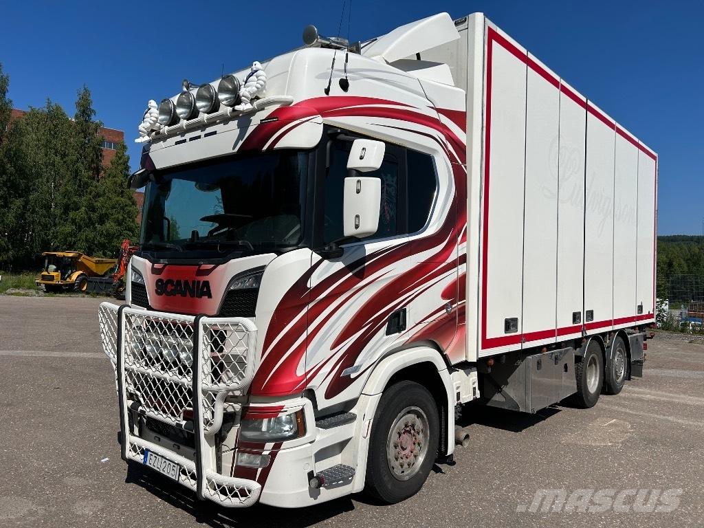 Scania R 650 6x2 Sunkvežimiai su dengtu kėbulu