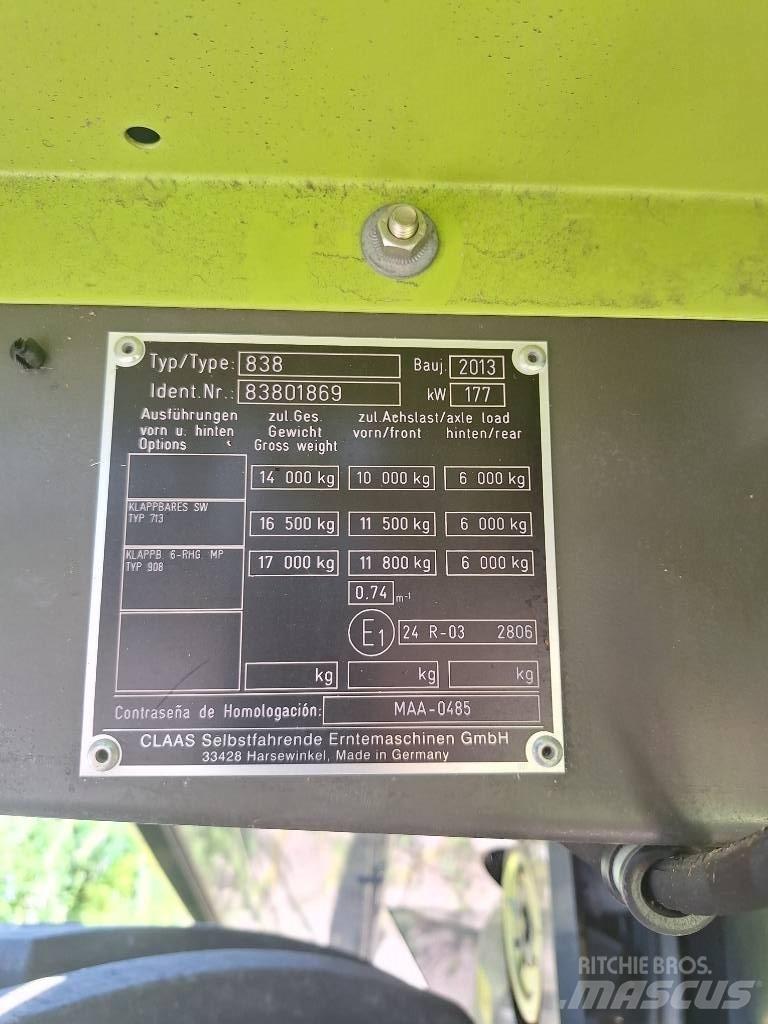 CLAAS 430 Tucano Derliaus nuėmimo kombainai