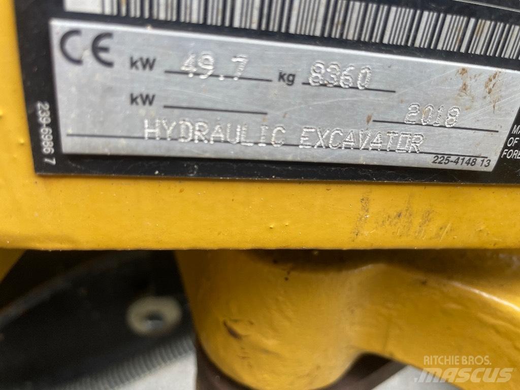 CAT 308 E 2 CR Vidutinės galios ekskavatoriai 7-12 t
