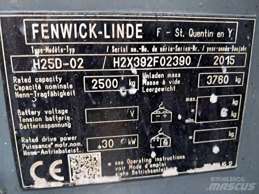 Linde H25D-02 Dyzeliniai krautuvai