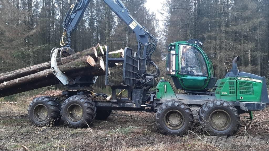 John Deere 1110 E Naudoti miškovežiai (Forvarderiai)
