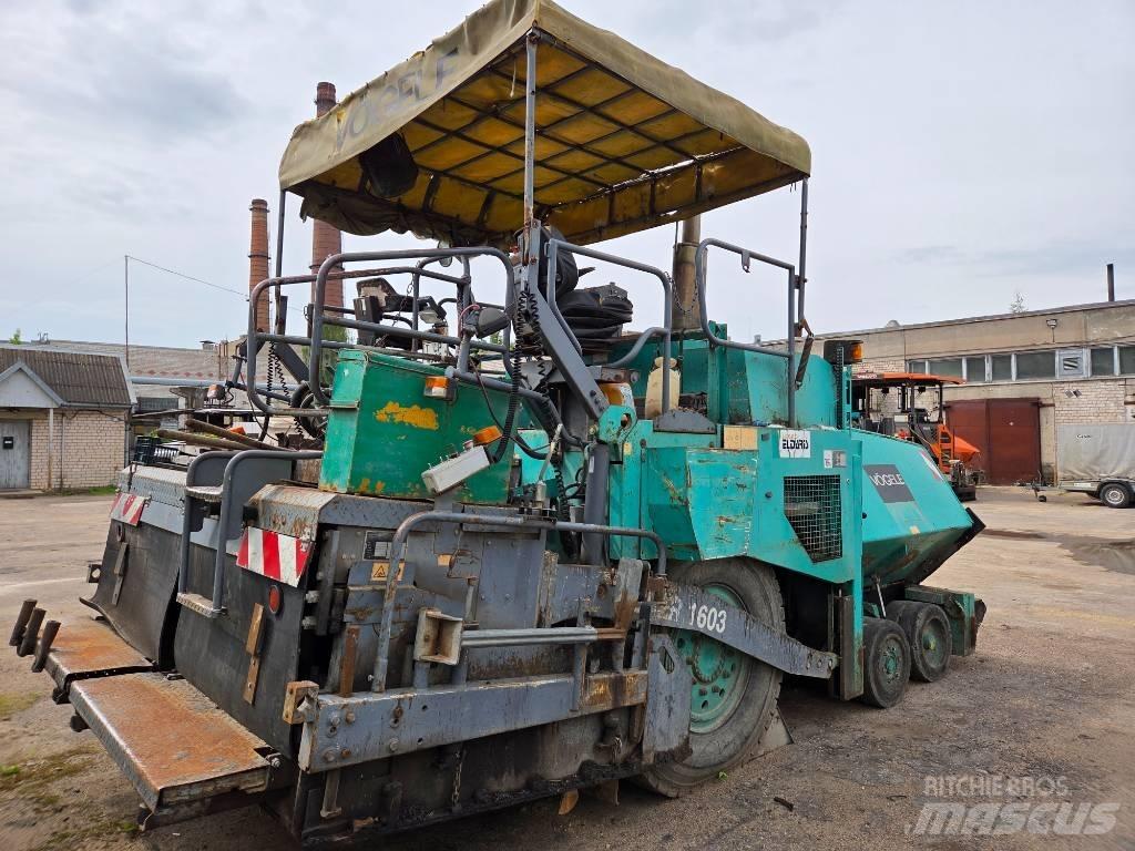 Vögele Super 1603 Asfalto klotuvai
