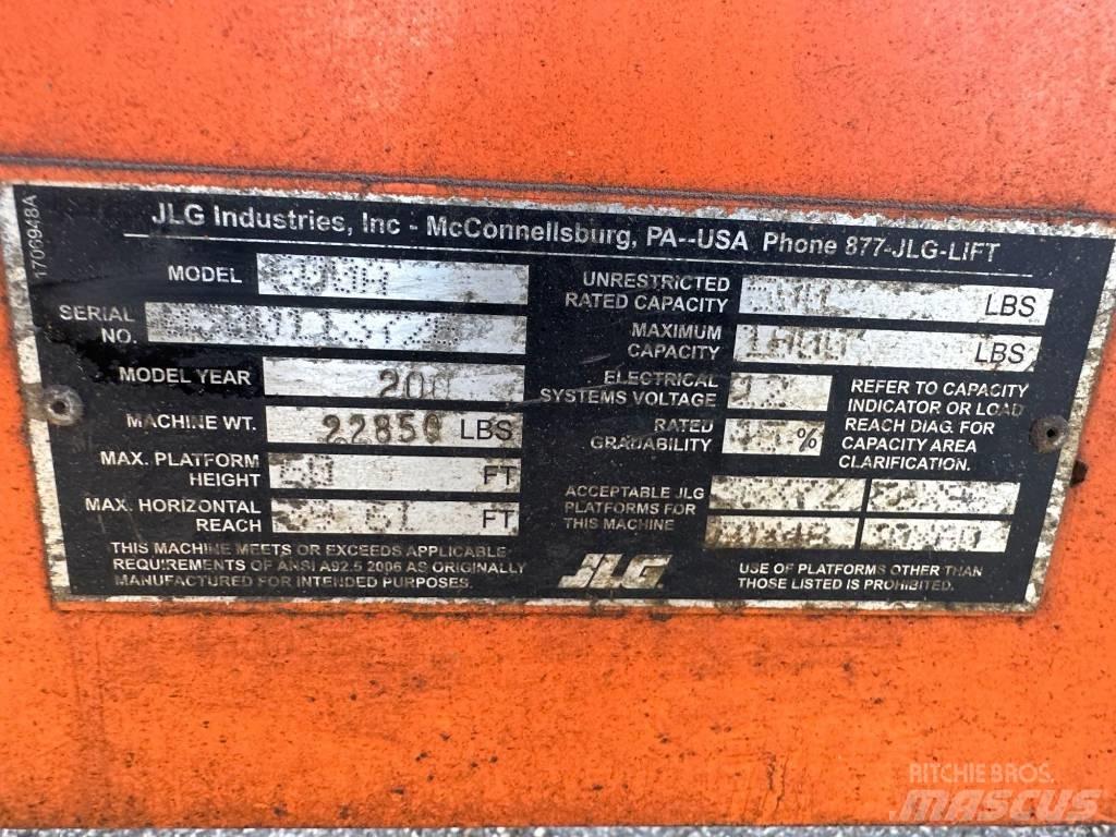 JLG 600A Alkūniniai keltuvai