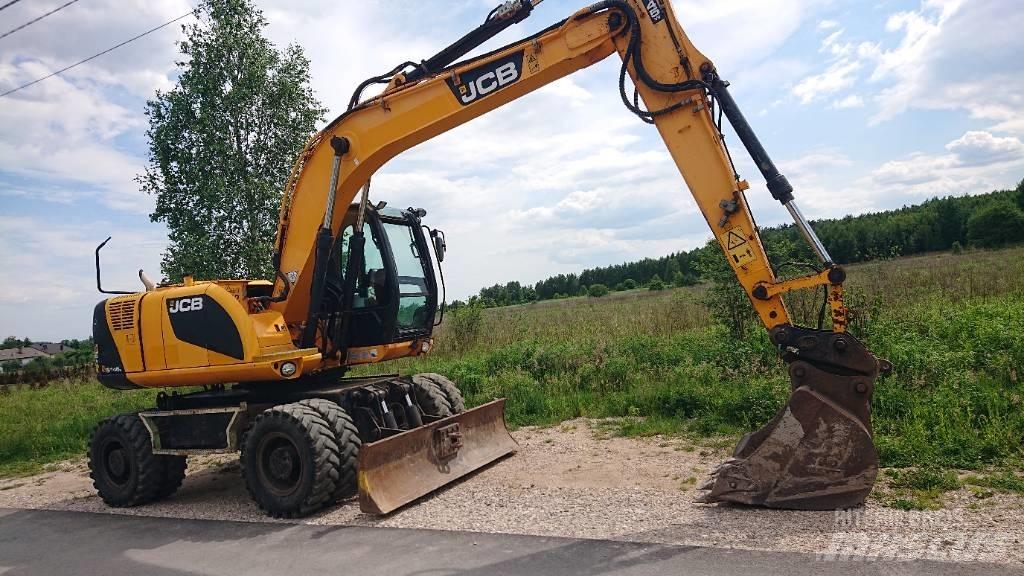 JCB JS 145 W Ratiniai ekskavatoriai