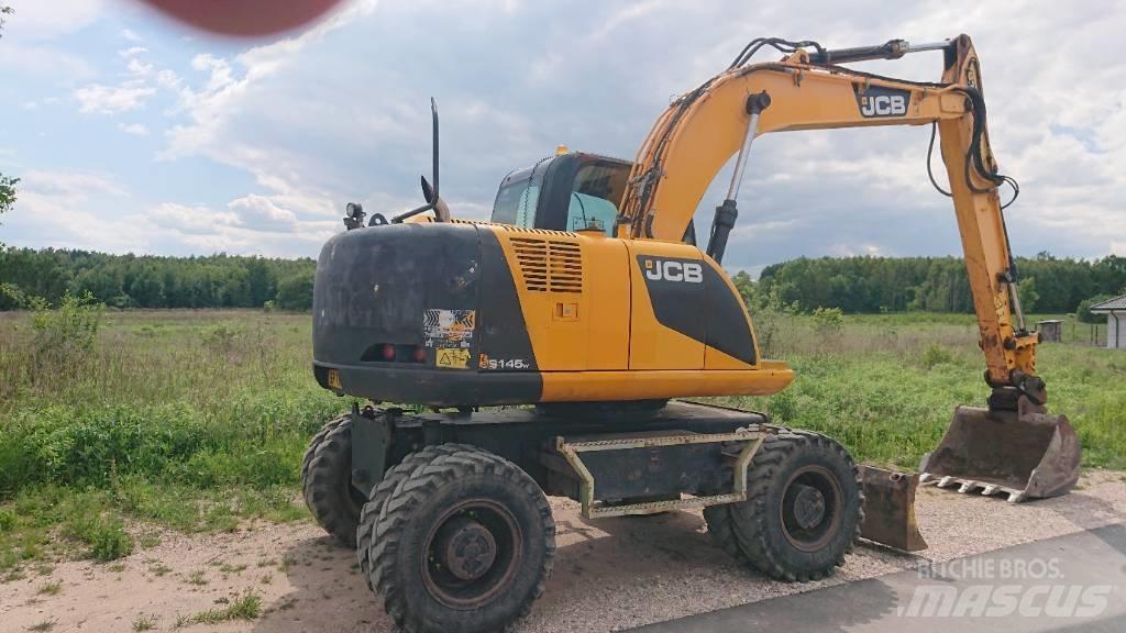 JCB JS 145 W Ratiniai ekskavatoriai