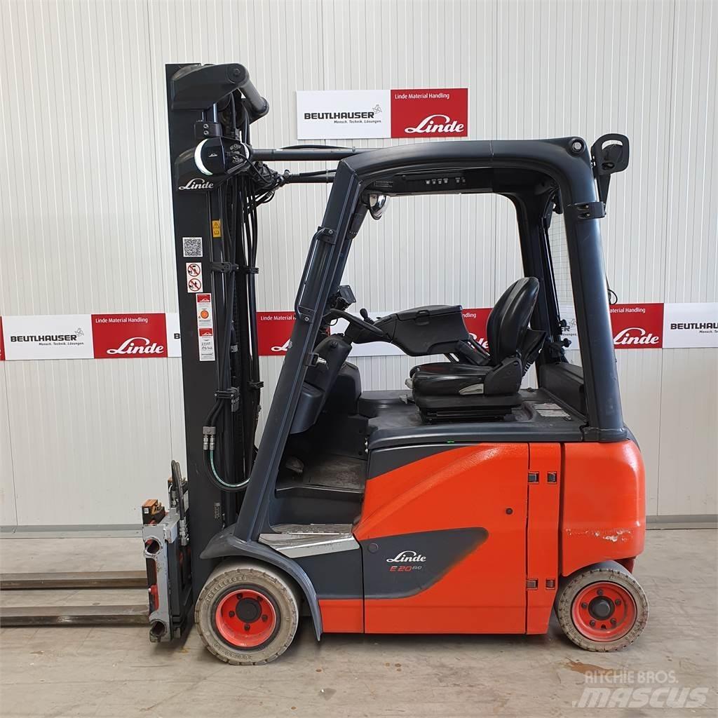 Linde E20PH Elektriniai šakiniai krautuvai
