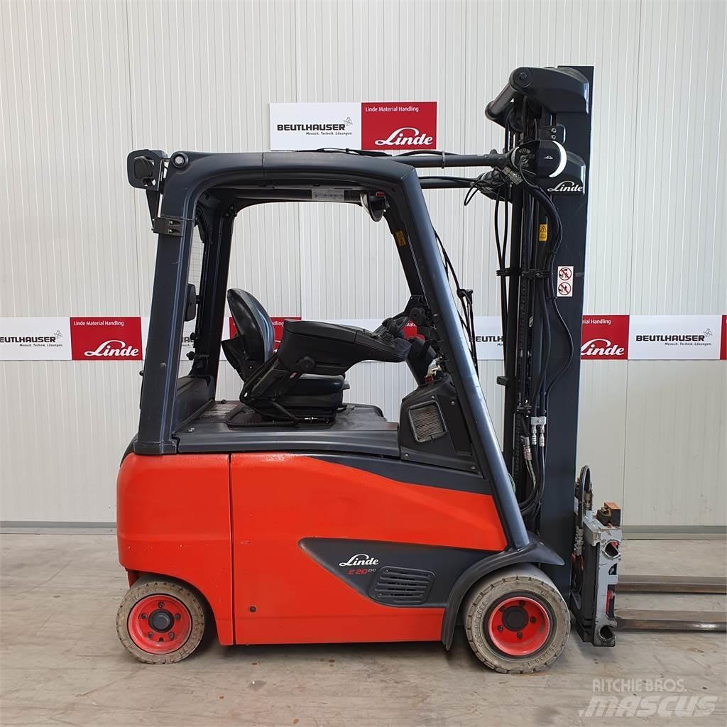 Linde E20PH Elektriniai šakiniai krautuvai