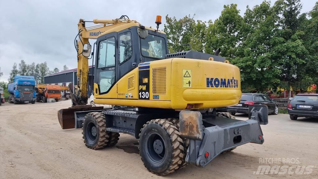 Komatsu PW 130-7K Ratiniai ekskavatoriai