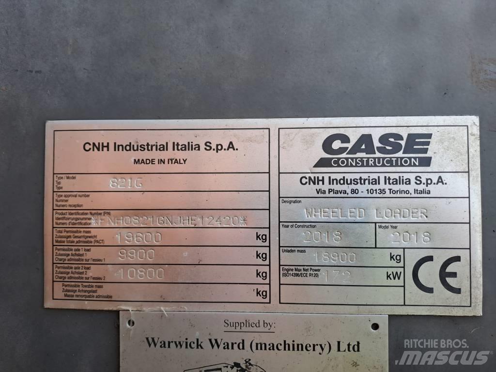 CASE 821GXR Naudoti ratiniai krautuvai