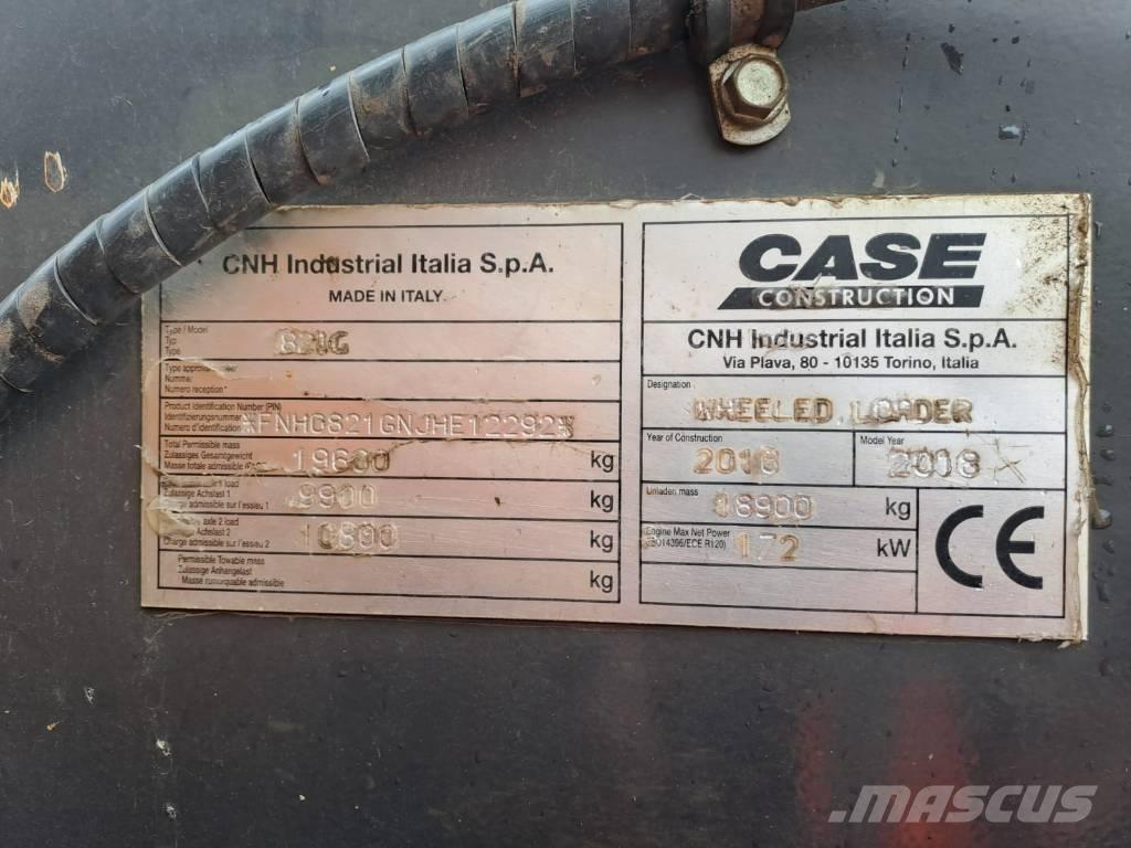 CASE 821 G Evolution Naudoti ratiniai krautuvai
