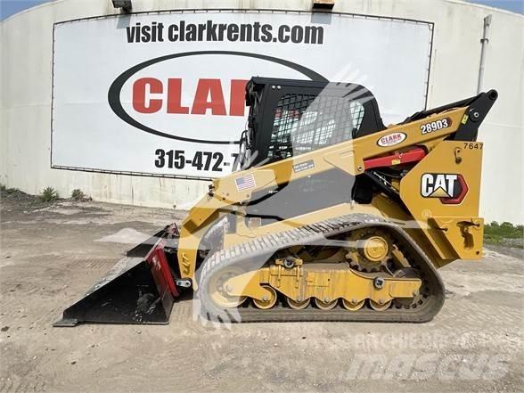 CAT 289D3 Krautuvai su šoniniu pasukimu