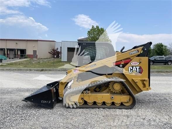CAT 289D3 Krautuvai su šoniniu pasukimu
