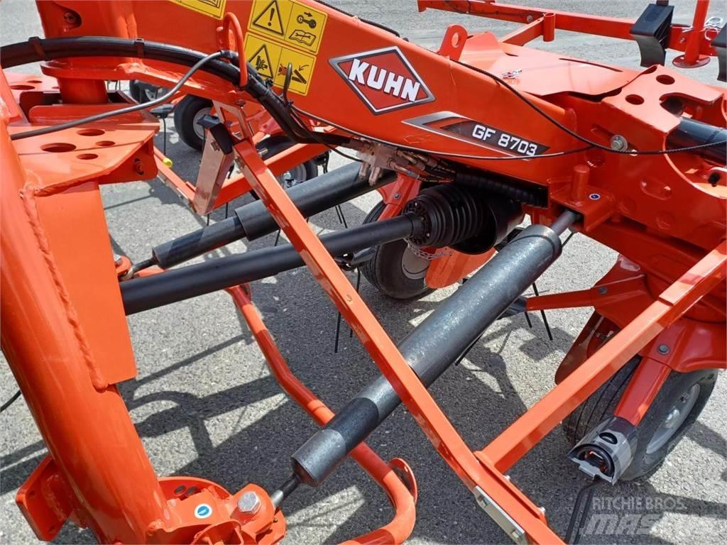Kuhn GF 8703 Šieno grėbliai ir vartytuvai