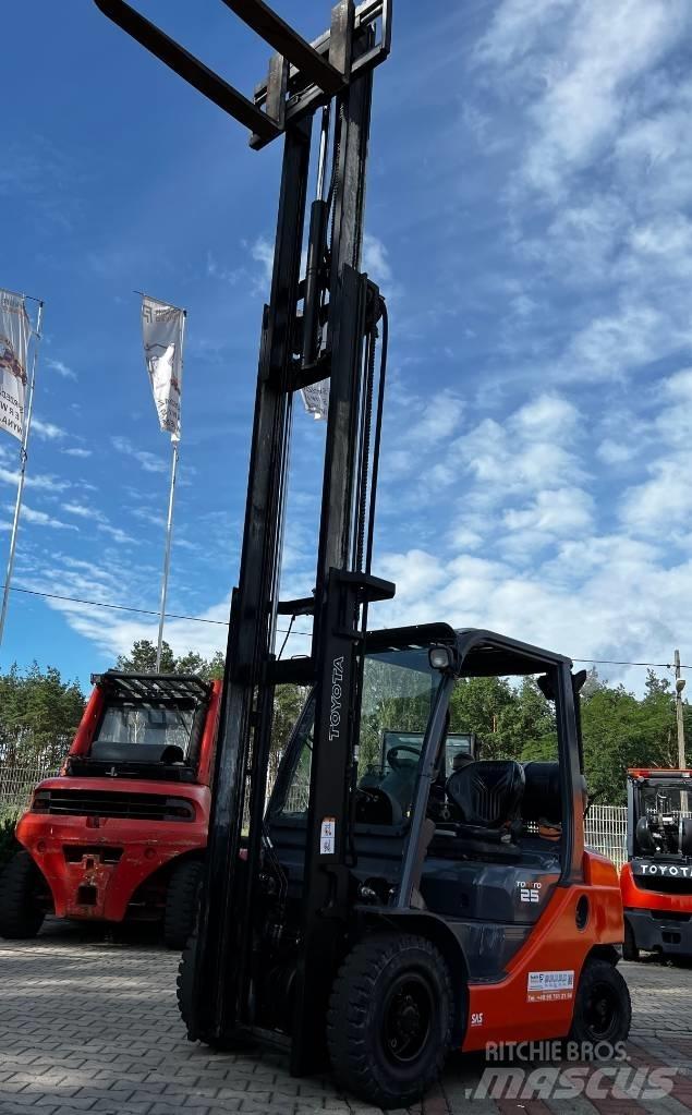 Toyota 02-8 FG F 25 LPG (dujiniai) krautuvai