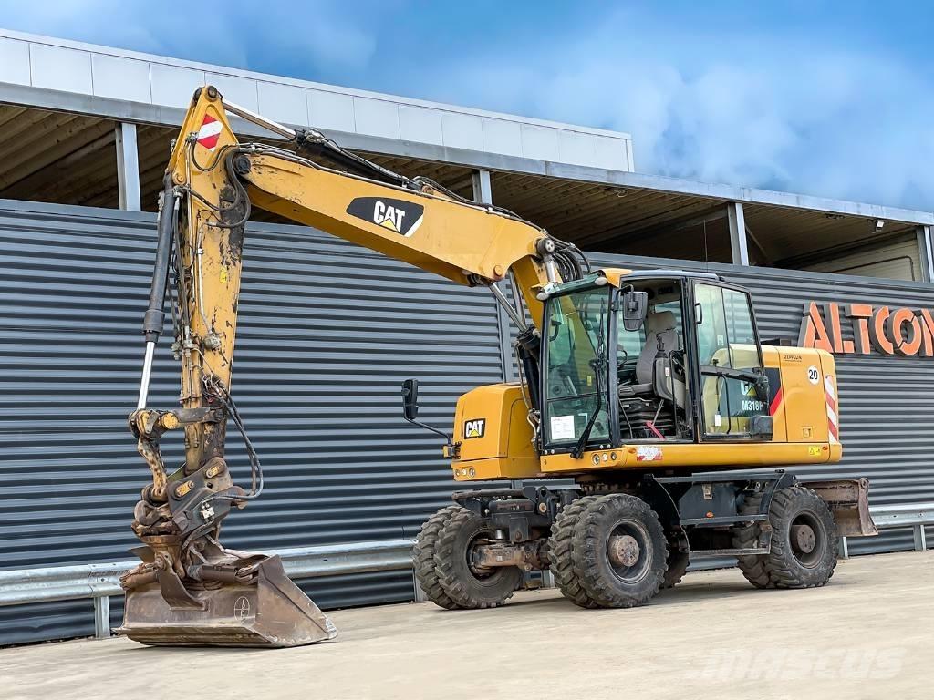 CAT M318F Ratiniai ekskavatoriai