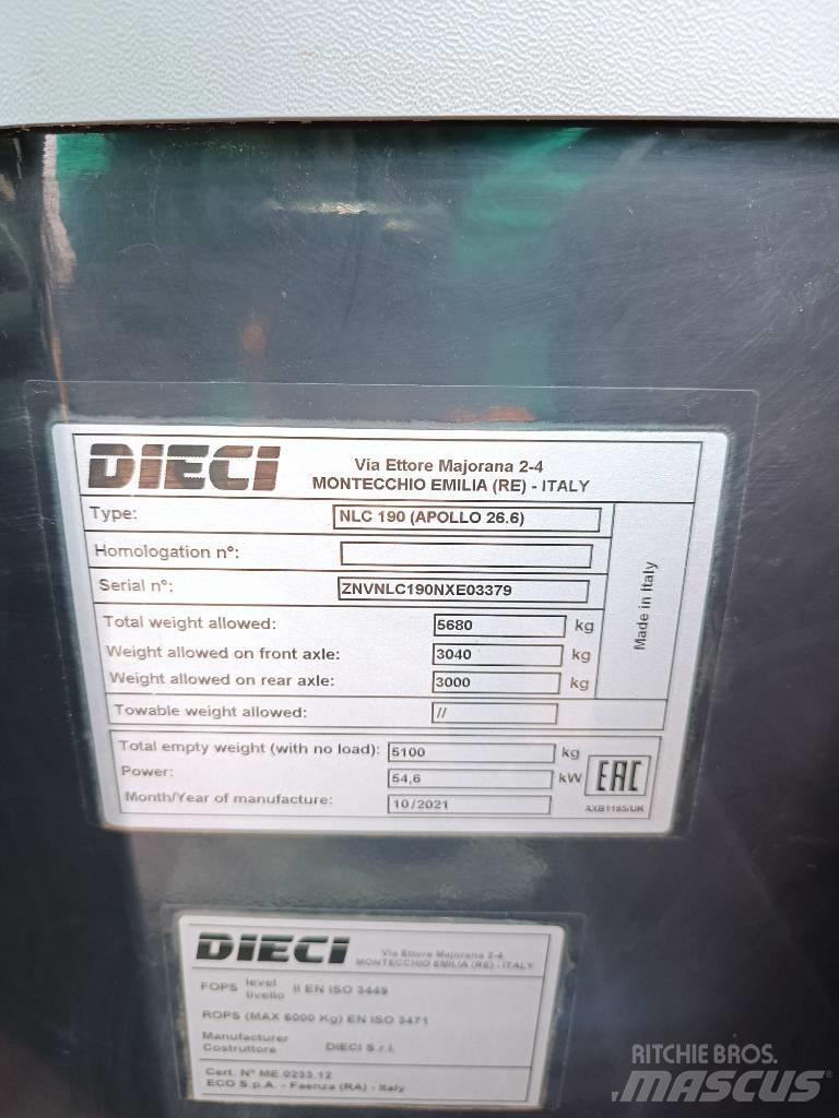 Dieci Apollo 26.6 Teleskopiniai krautuvai