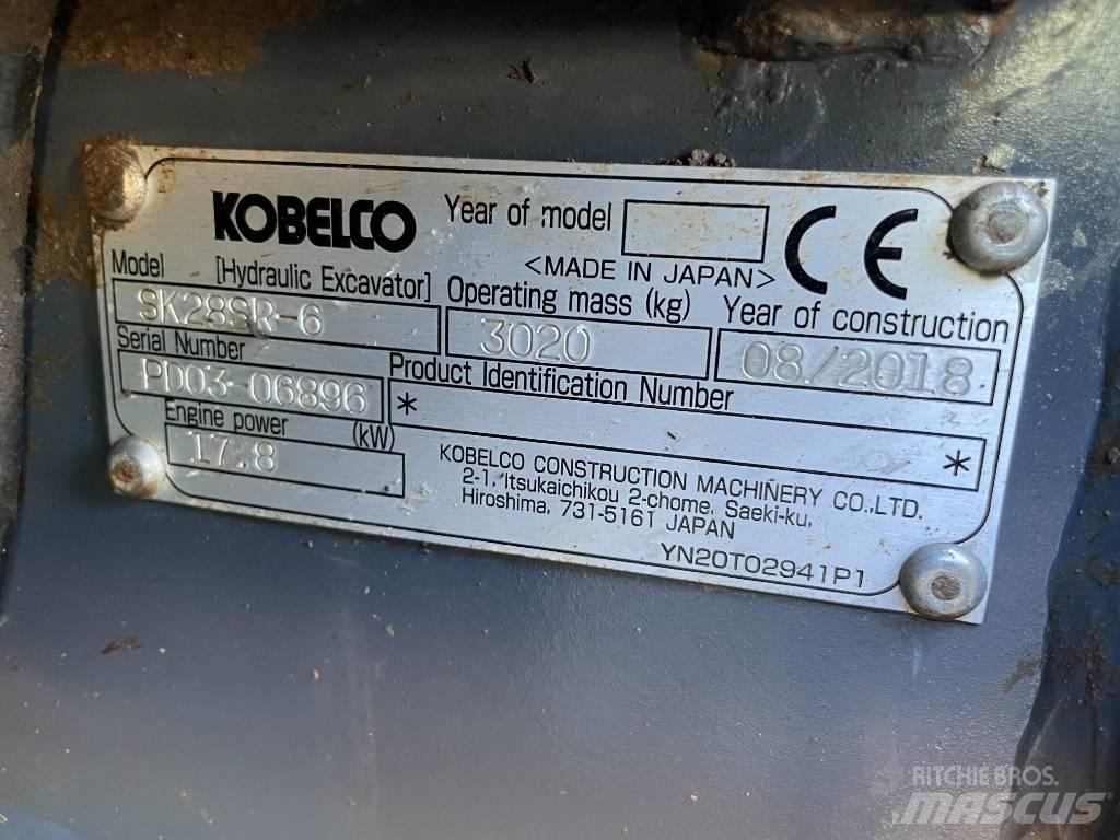 Kobelco SK 28 SR Mini ekskavatoriai < 7 t