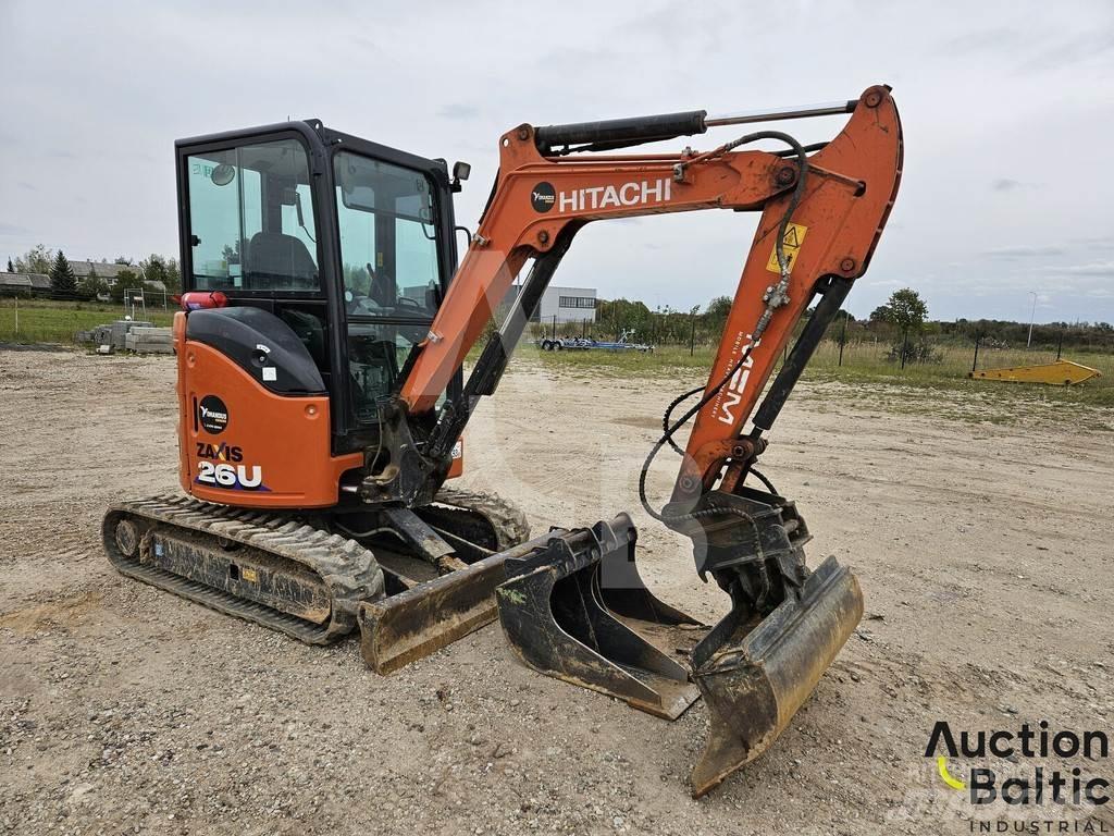 Hitachi ZX 26 U-6 Mini ekskavatoriai < 7 t