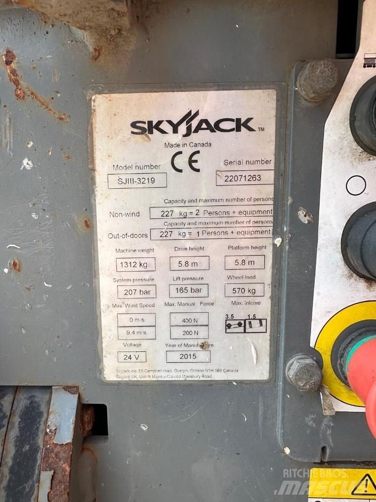 SkyJack SJ 3219 Žirkliniai keltuvai