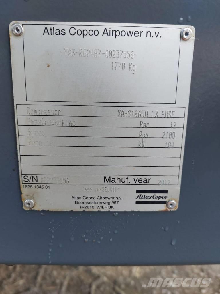 Atlas Copco XAHS186 Kompresoriai