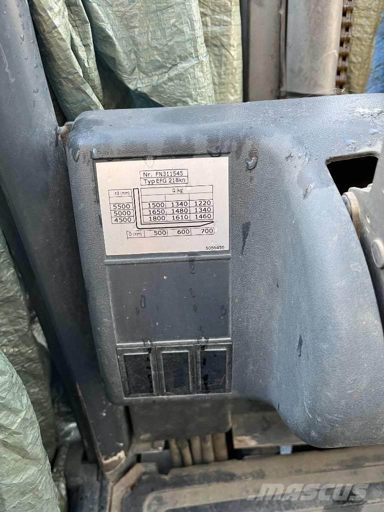Jungheinrich EFG218 Elektriniai šakiniai krautuvai