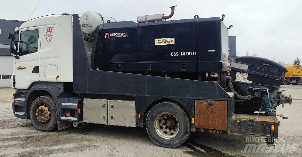 Scania R Betono siurbliai