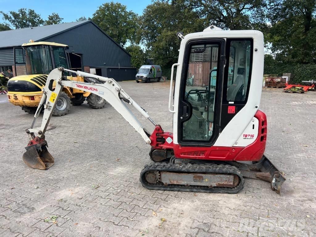 Takeuchi TB 216 Mini ekskavatoriai < 7 t