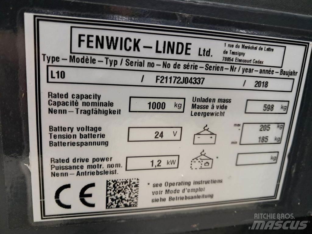 Linde L10 Rankiniai vėžimėliai