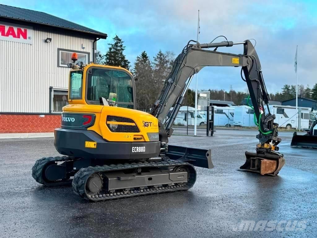 Volvo ECR 88 D Vidutinės galios ekskavatoriai 7-12 t