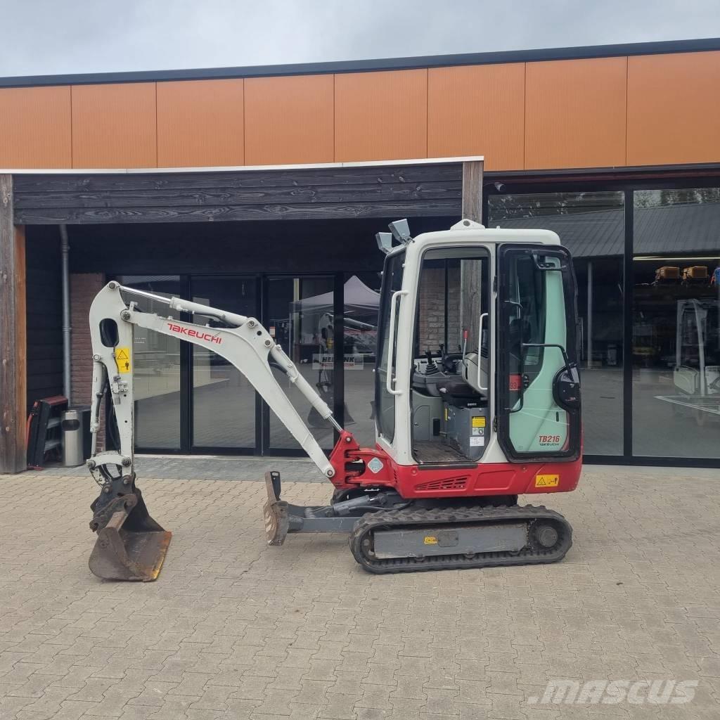Takeuchi TB 216 Mini ekskavatoriai < 7 t