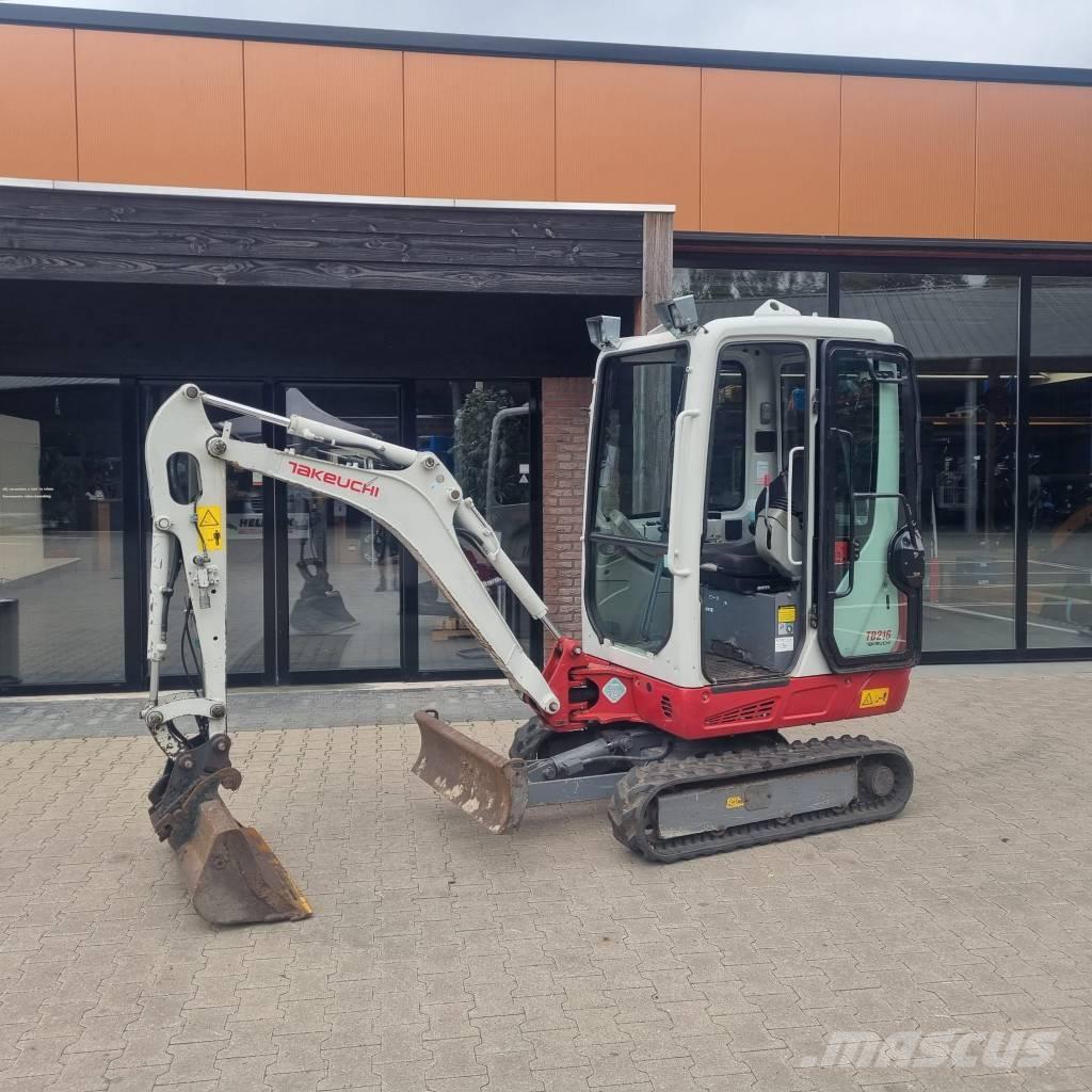 Takeuchi TB 216 Mini ekskavatoriai < 7 t