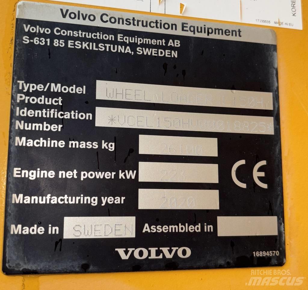 Volvo Radlader L150H Naudoti ratiniai krautuvai