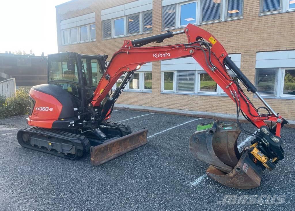 Kubota KX 060-5 Mini ekskavatoriai < 7 t