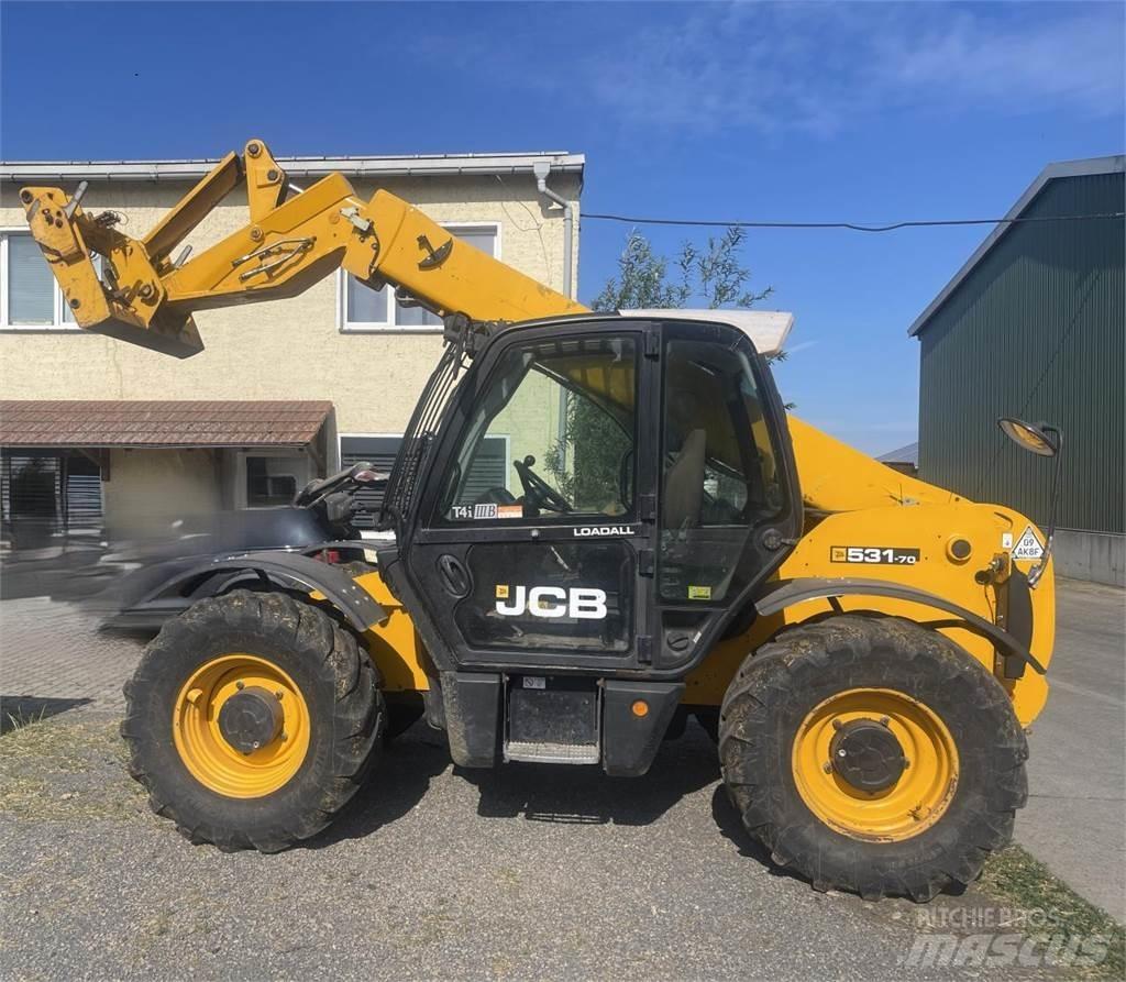 JCB 531-70 Teleskopiniai krautuvai žemės ūkiui
