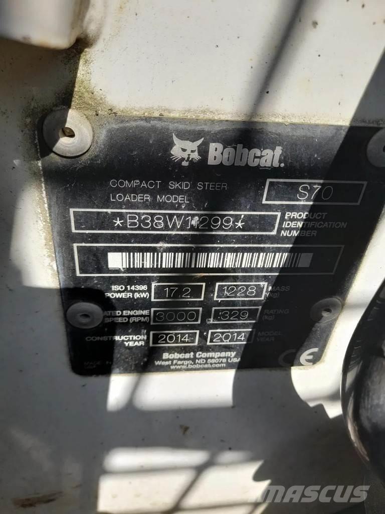 Bobcat S70 Krautuvai su šoniniu pasukimu