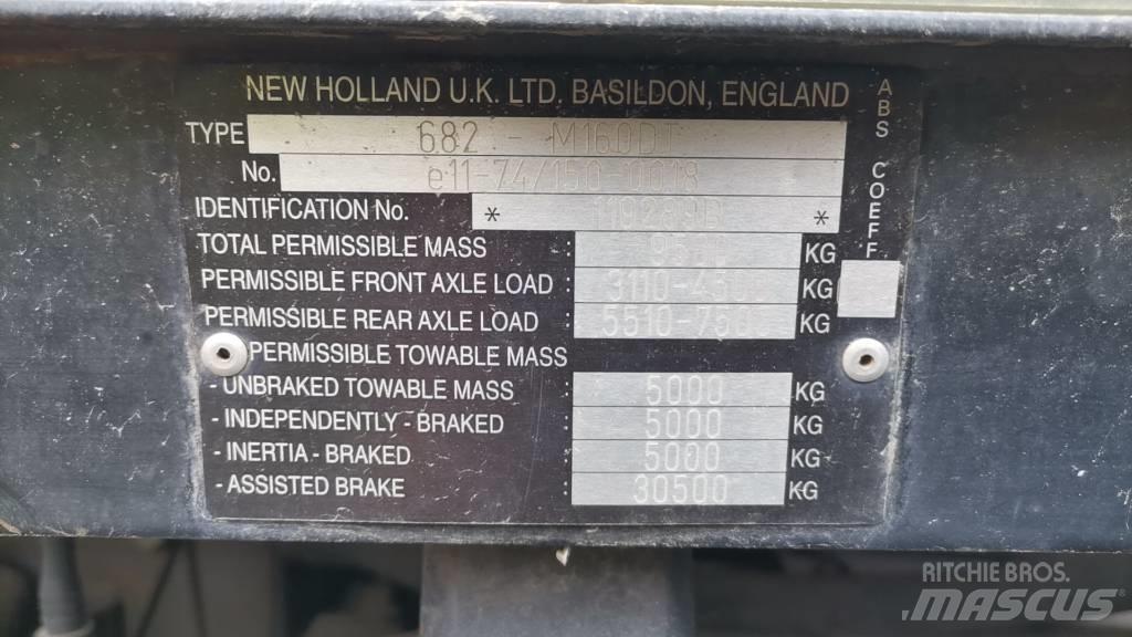 New Holland M160 Traktoriai