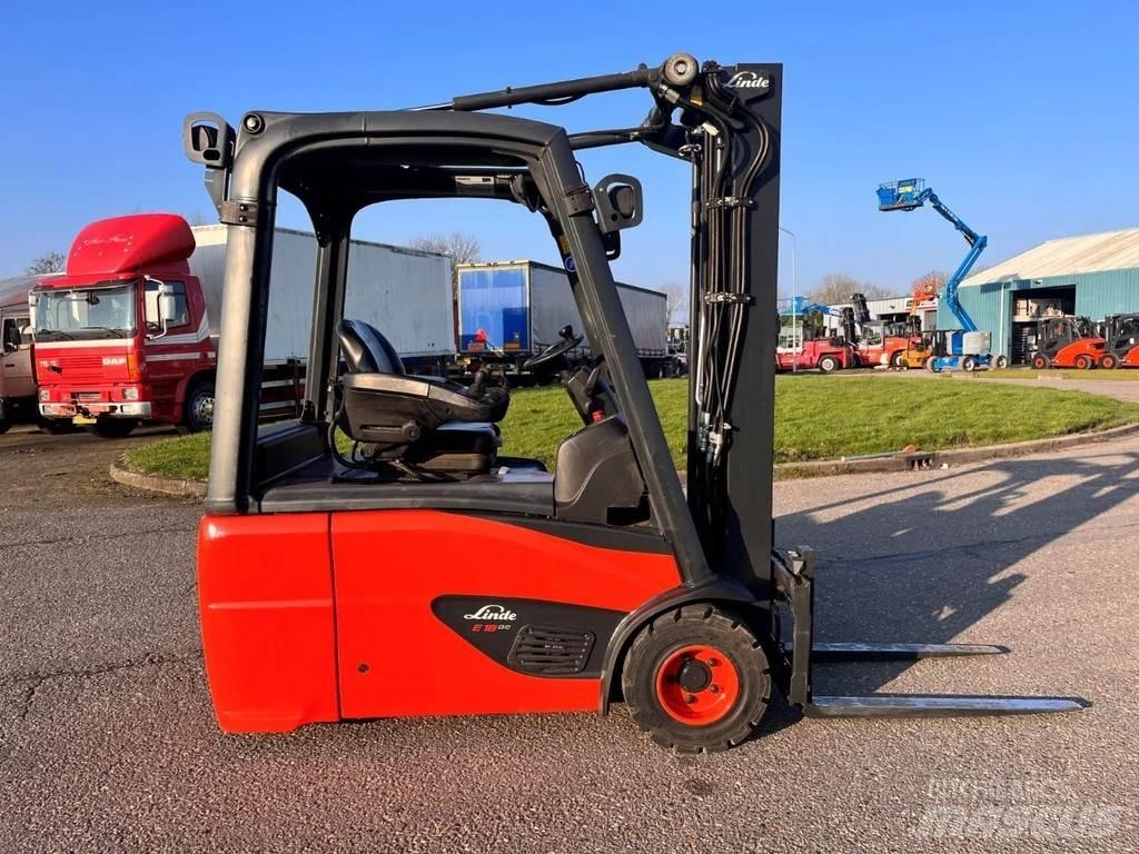 Linde E18L-02 Elektriniai šakiniai krautuvai