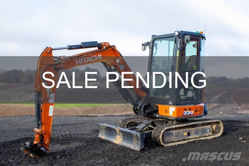 Hitachi ZX33U-6 Mini ekskavatoriai < 7 t