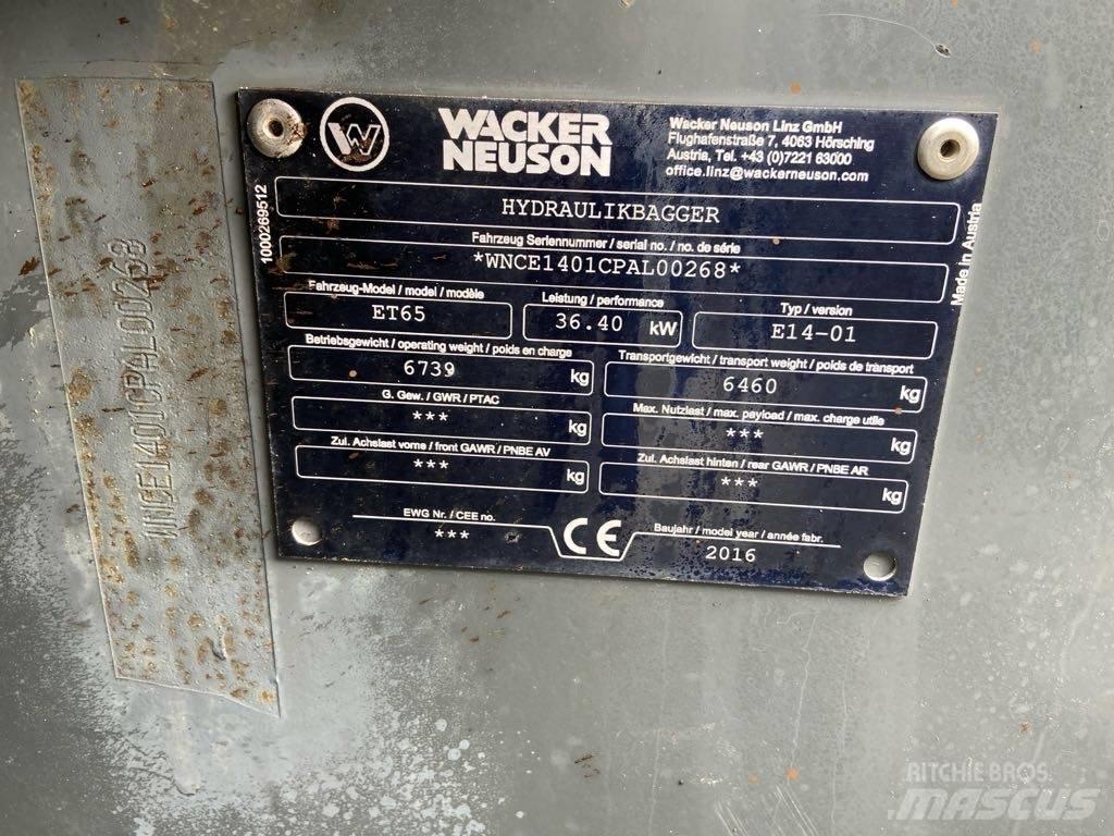 Wacker Neuson ET65 Vikšriniai ekskavatoriai