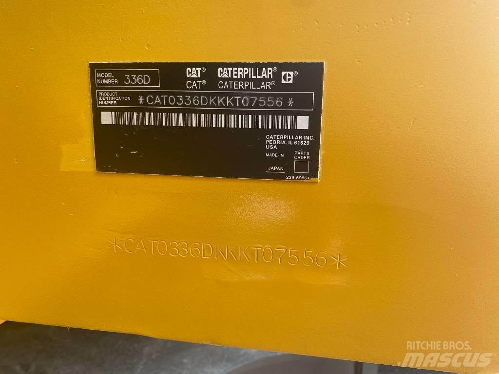 CAT 336 D Vikšriniai ekskavatoriai