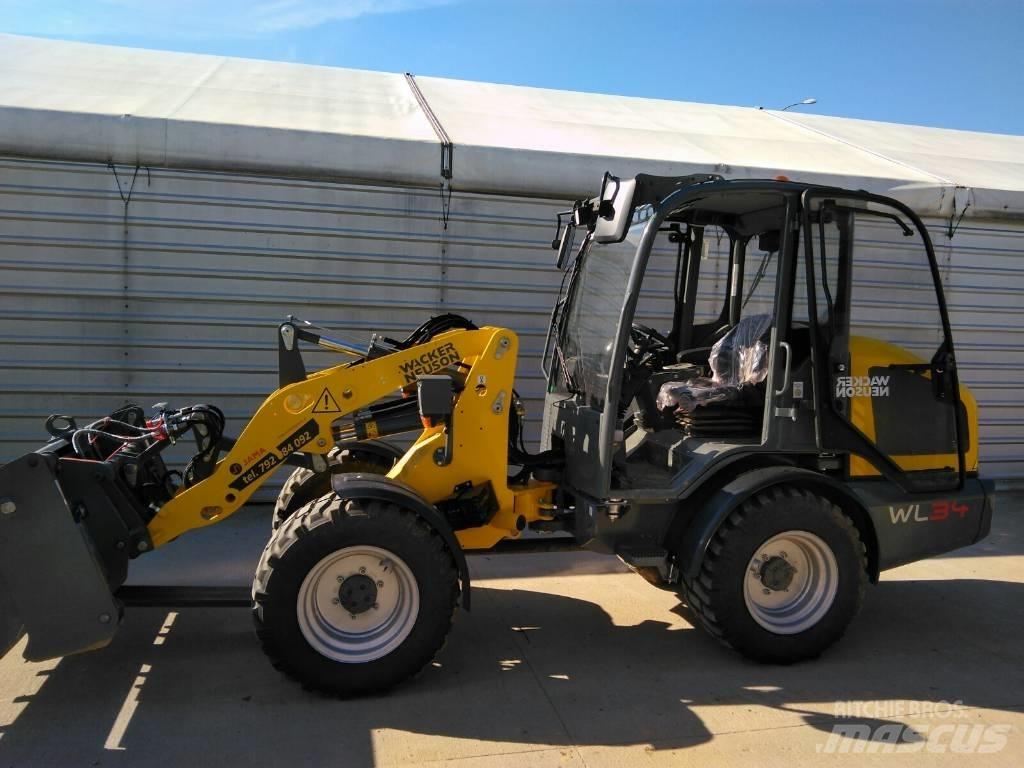 Wacker Neuson WL 34 Naudoti ratiniai krautuvai