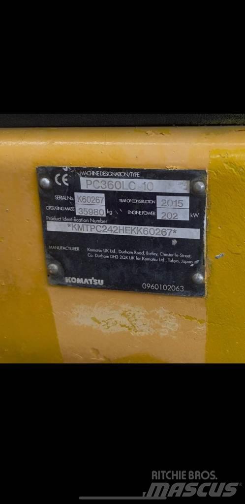 Komatsu PC360LC-10 Vikšriniai ekskavatoriai