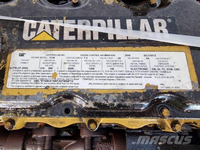 CAT 3126B Varikliai