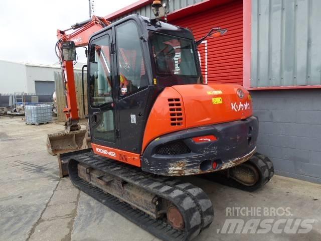 Kubota KX 080-4 Vidutinės galios ekskavatoriai 7-12 t
